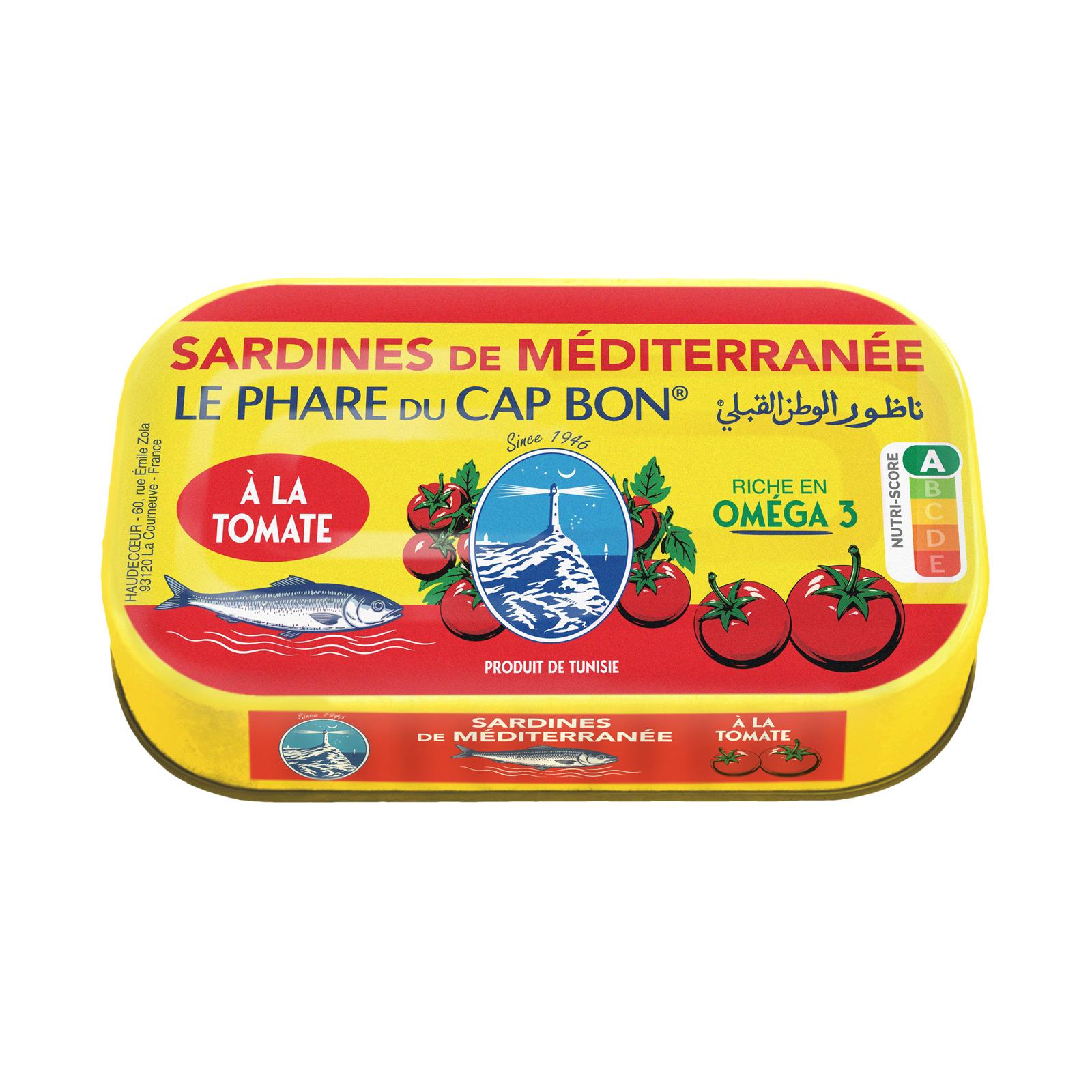 PHARE DU CAP BON Sardines à la tomate 110g