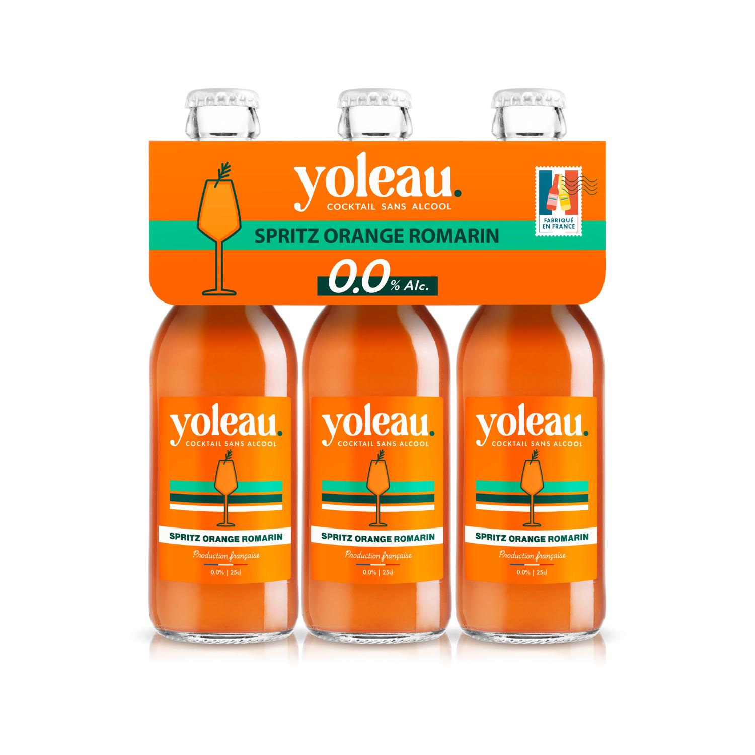 YOLEAU Cocktail sans alcool Spritz orange 75cl
