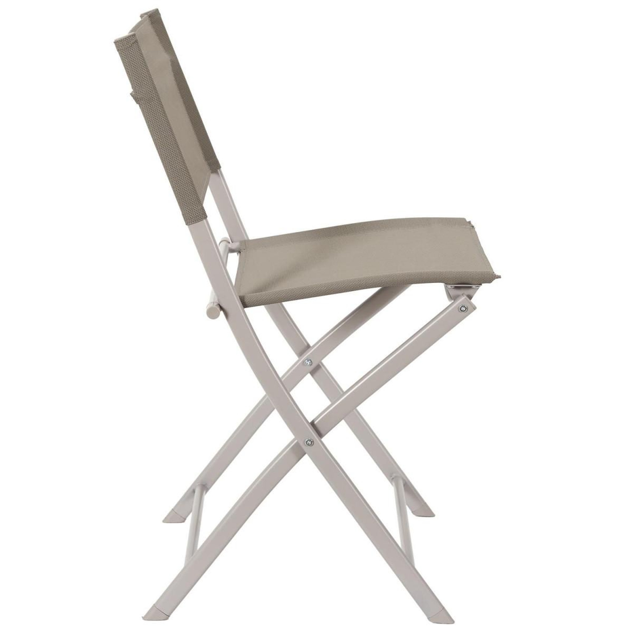 Voir la diapositive 4 : The Home Deco Factory Lot de 4 chaises de jardin  elba  80cm beige