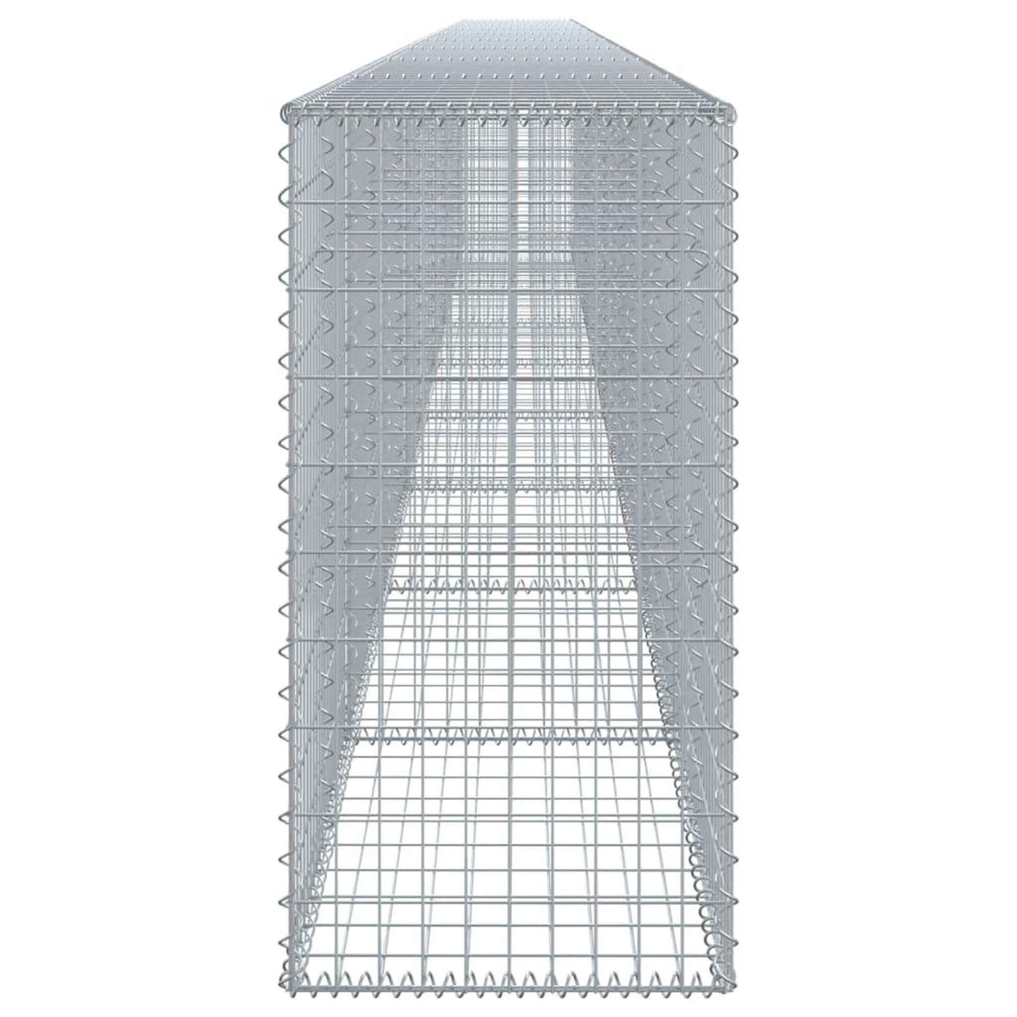 Voir la diapositive 4 : VIDAXL Panier gabion avec couvercle 900x50x100 cm fer galvanise