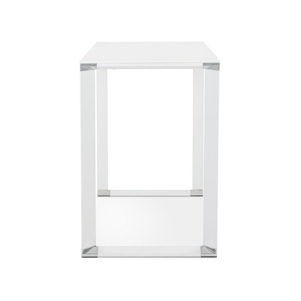 Paris Prix Bureau Design en Verre  Zaho  140cm Blanc