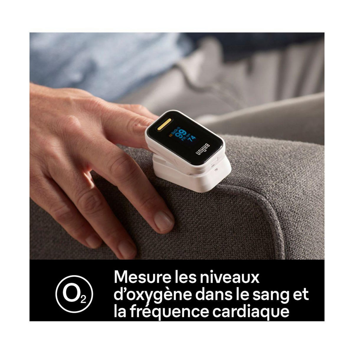 BRAUN Oxymètre de pouls YK-81CEU