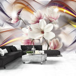 Paris Prix Papier Peint  Artistic Magnolias. Coloris disponibles : Multicolore