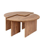 CONCEPT USINE Table basse ronde duo pin atlantique 90cm AZUS