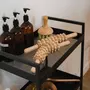 VIVEZEN Rouleau de massage incurvé anti-cellulite 2 manches, madérothérapie - Bois - 36 cm