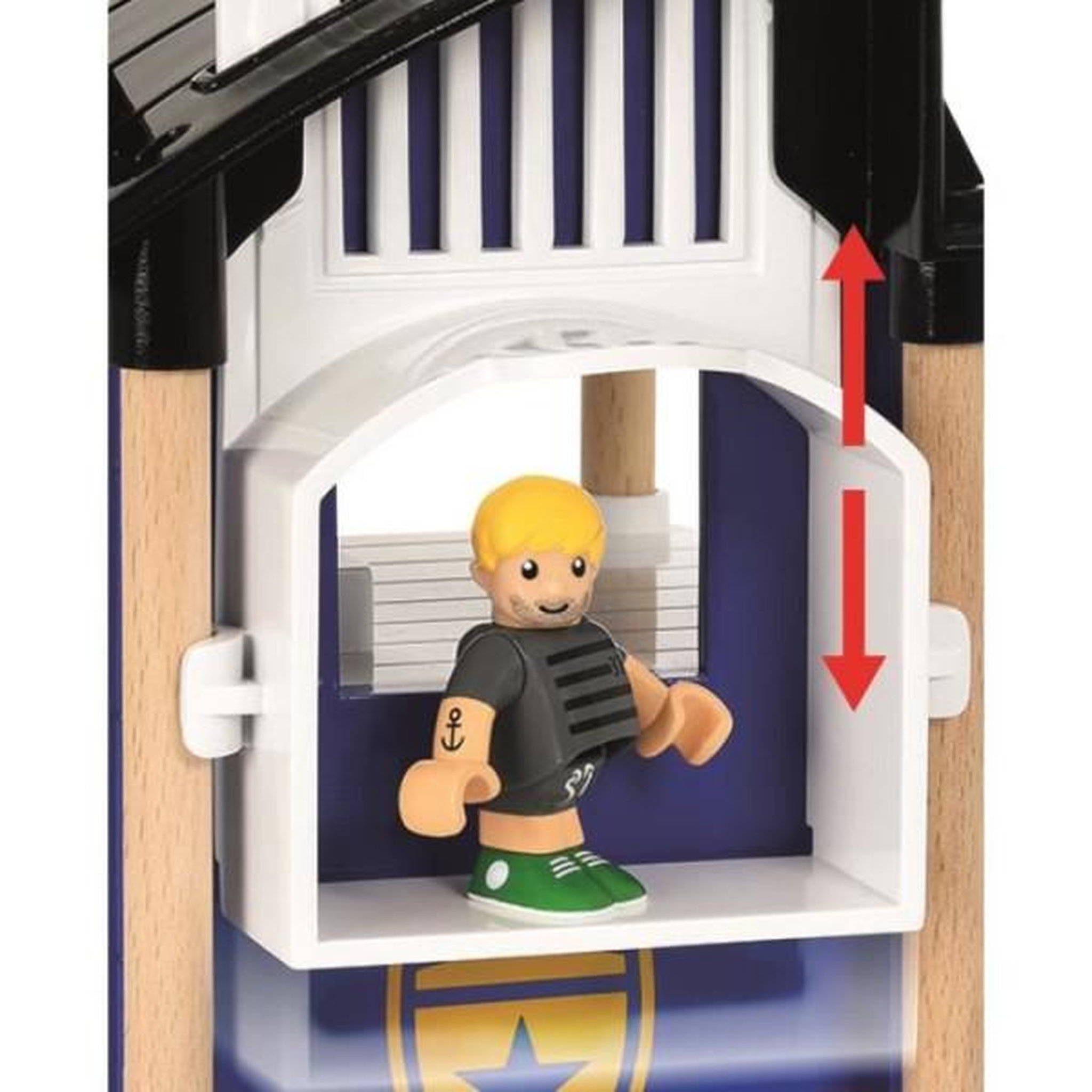Voir la diapositive 4 : Brio Brio world commissariat de police - accessoire son et lumiere pour circuit de train en bois - ravensburger - des 3 ans - 33813