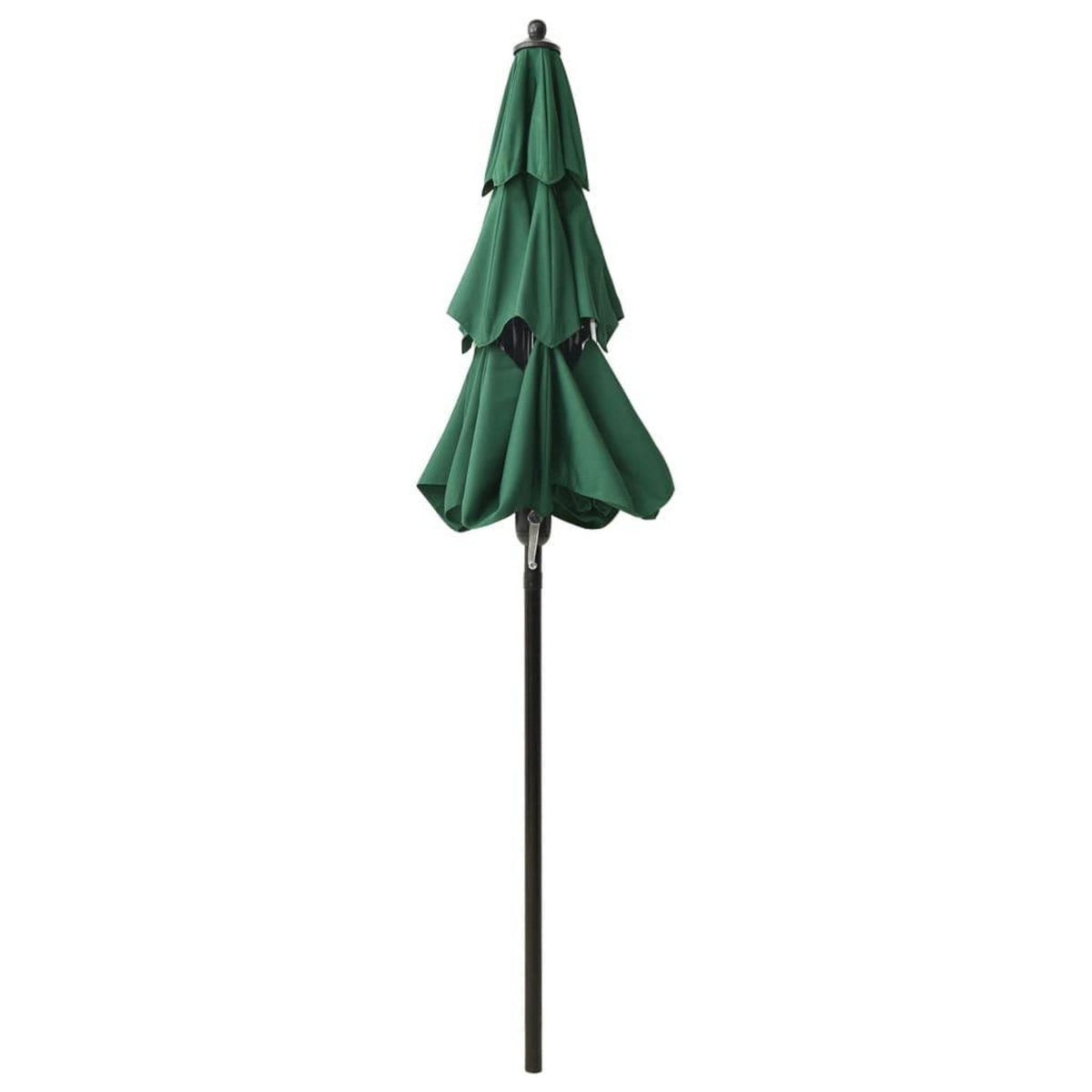 VIDAXL Parasol de jardin a 3 niveaux avec mat en aluminium vert 2 m