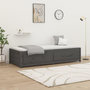 Voir la diapositive 1 : VIDAXL Lit de jour sans matelas gris 90x200 cm bois de pin massif