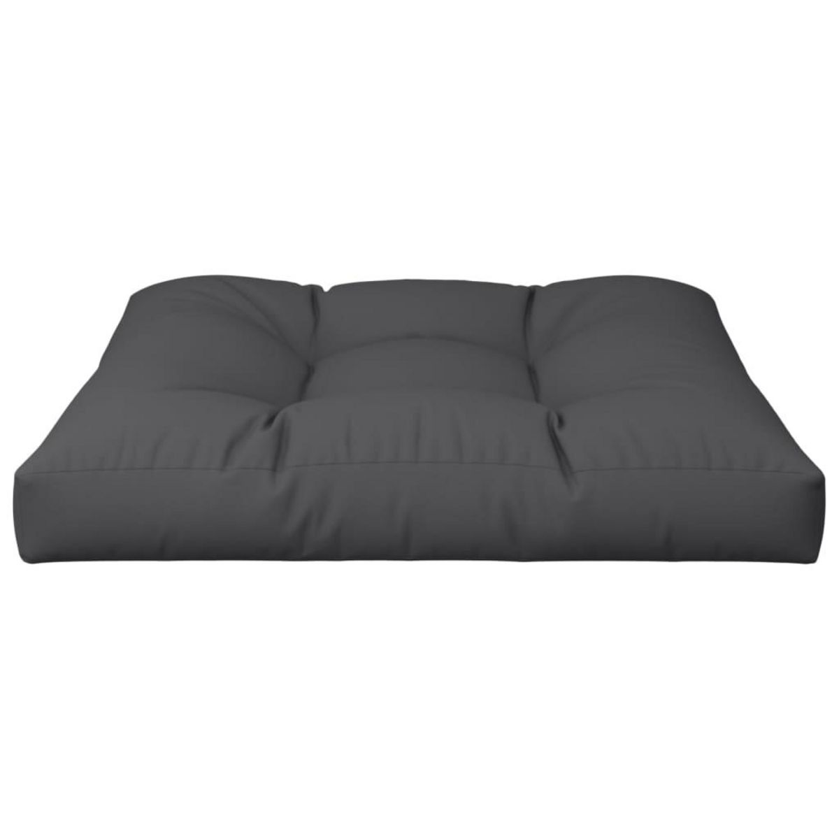 VIDAXL Coussin de palette noir 80x80x12 cm tissu