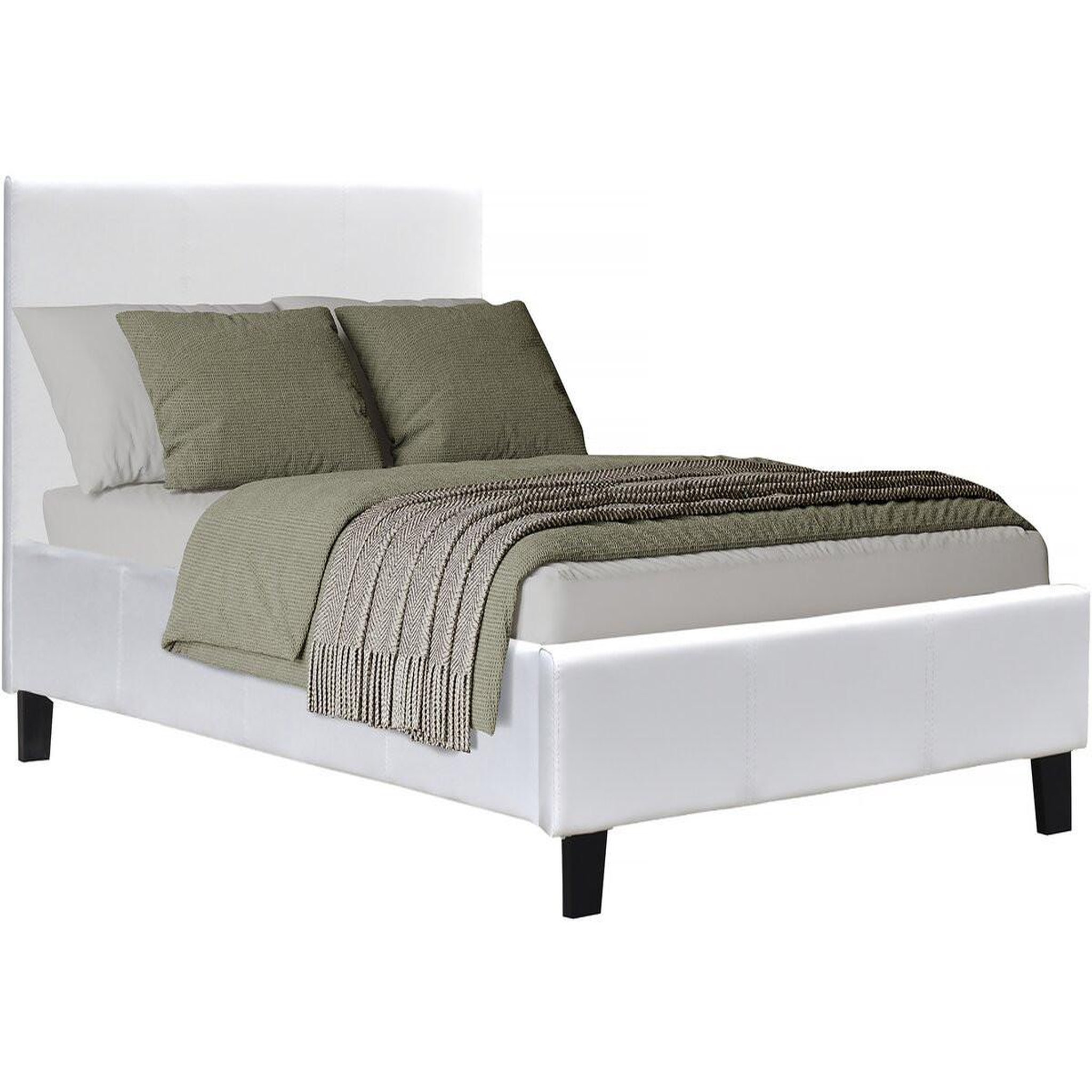 Habitat et Jardin Lit  lina  - 90 x 190 cm - blanc