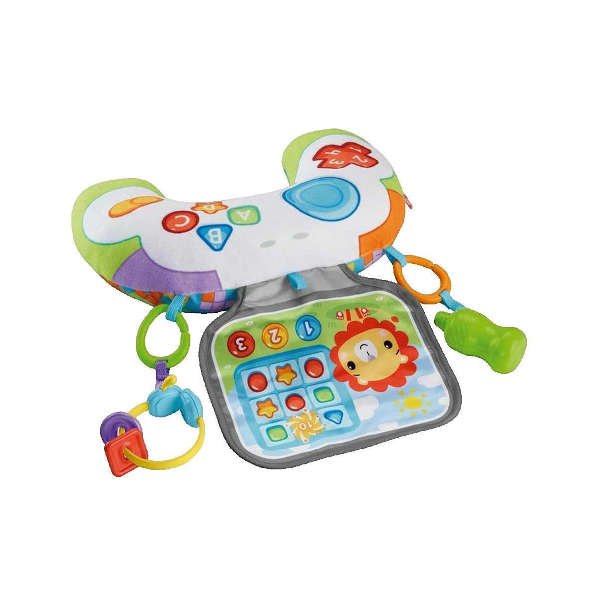 Fischer Coussin d'éveil Fischer Petit Geek multicolore