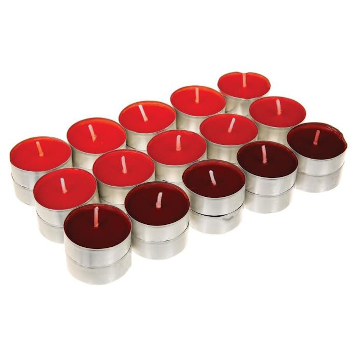 COMPTOIR DE LA BOUGIE Lot de 30 Bougies Parfumées  Nina  3,7cm Fruits Rouge