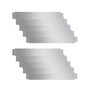 Voir la diapositive 2 : VIDAXL Cloture de pelouse flexible 10 pcs Acier galvanise 100x14 cm