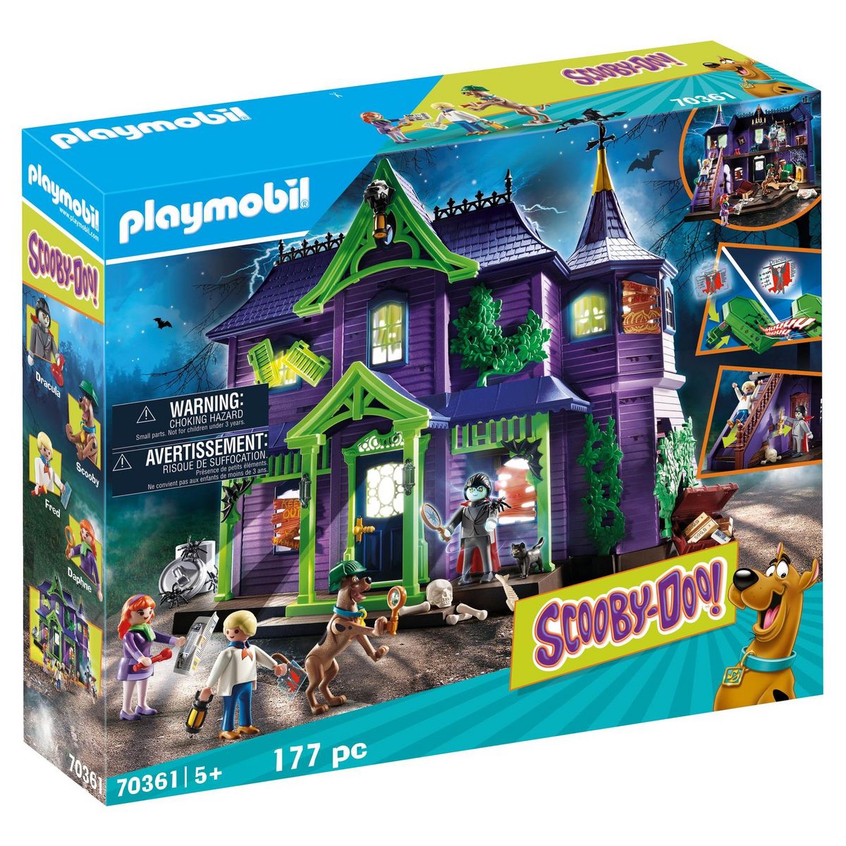 PLAYMOBIL PLAY 70361 - Scooby Doo! - Histoires dans le Manoir