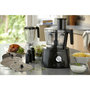Voir la diapositive 3 : PHILIPS Robot multifonction HR7776/90 Noir Bol 2L 1000W  12 Vitesses + Pulse