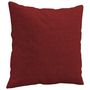 Voir la diapositive 3 : VIDAXL Coussins decoratifs lot de 2 Rouge bordeaux 40x40 cm Tissu