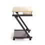 Voir la diapositive 4 : Paris Prix Bureau Design  Alvaro  76cm Anthracite & Chêne