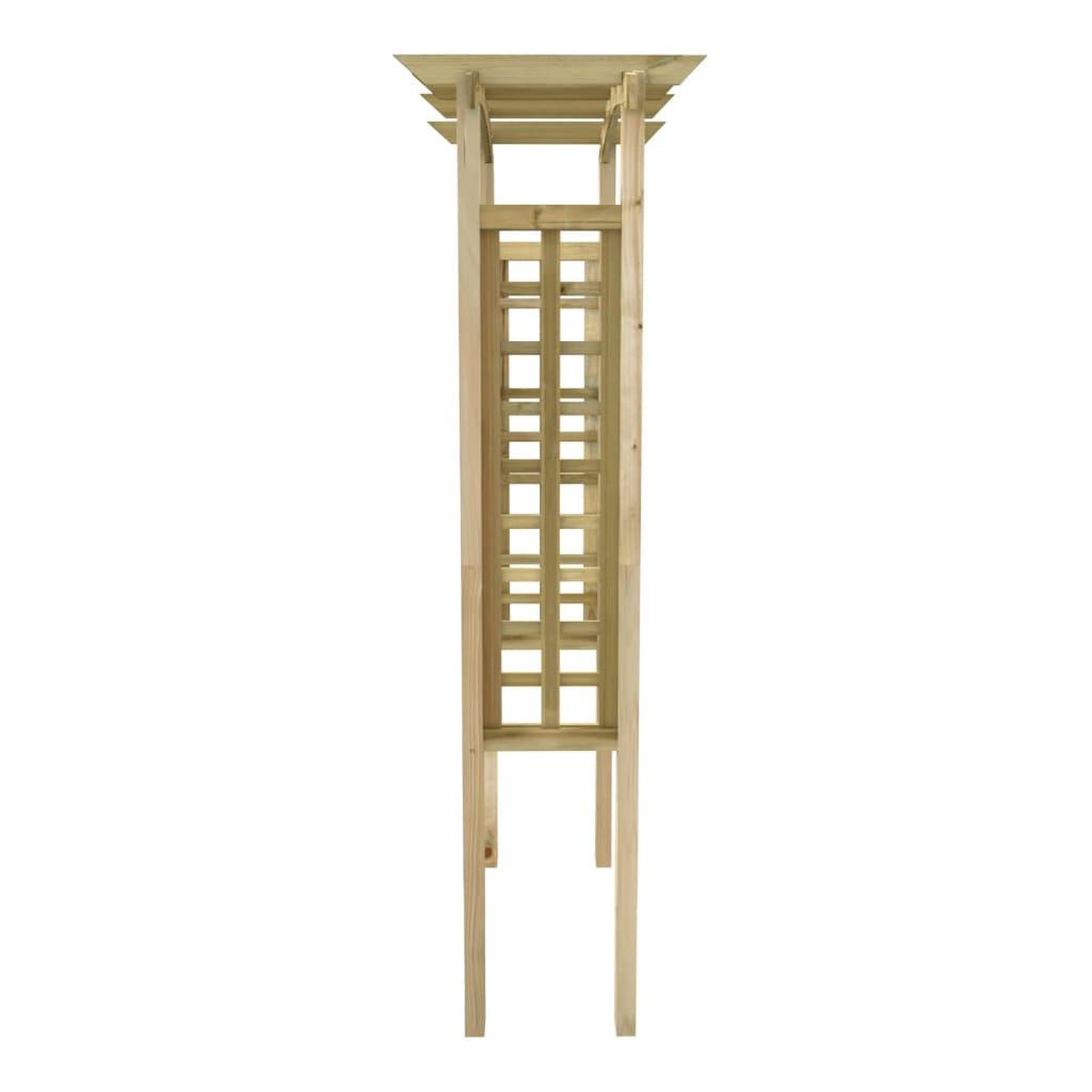 Voir la diapositive 4 : VIDAXL Arche en treillis 110x60x210 cm Bois de pin massif impregne