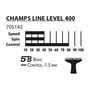 Voir la diapositive 5 : SCHILDKROT Set de tennis de table - SCHILDKRÖT - CHAMPS Line 400 FSC