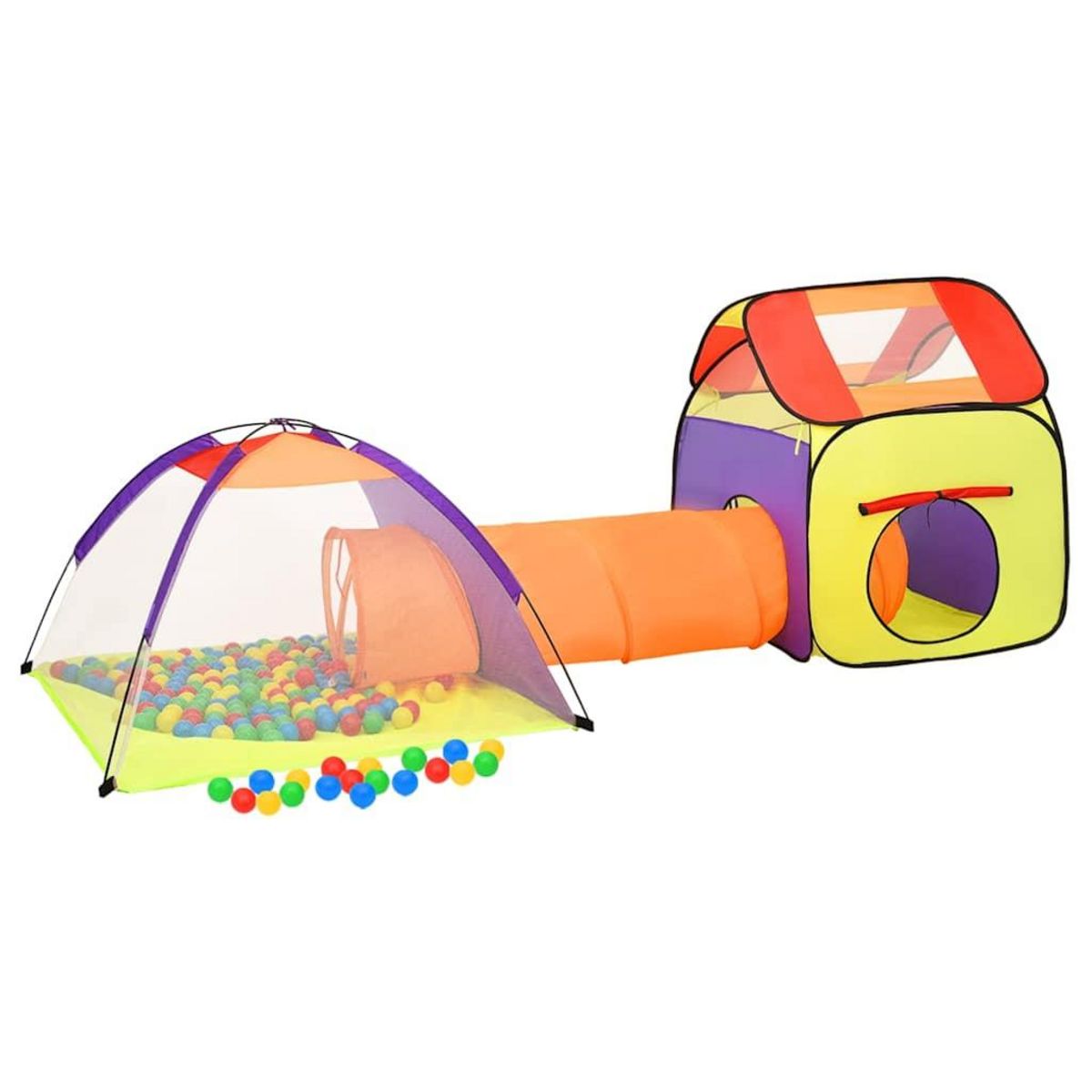 VIDAXL Tente de jeu pour enfants Multicolore 338x123x111 cm