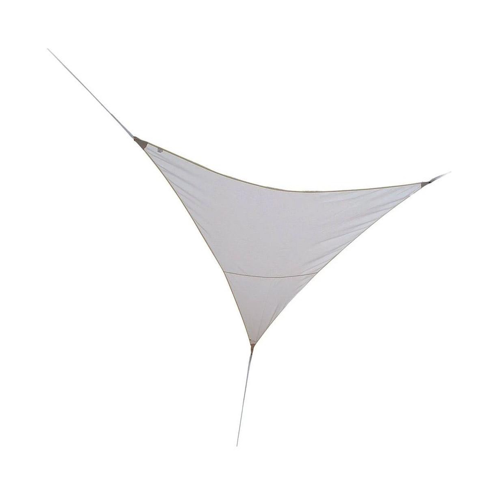 Jardiline Voile d'ombrage triangulaire serenity - 5 x 5 x 5 m - blanc - jardiline
