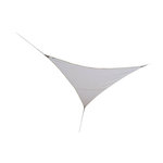 Jardiline Voile d'ombrage triangulaire SERENITY - 5 x 5 x 5 m - Blanc - Jardiline