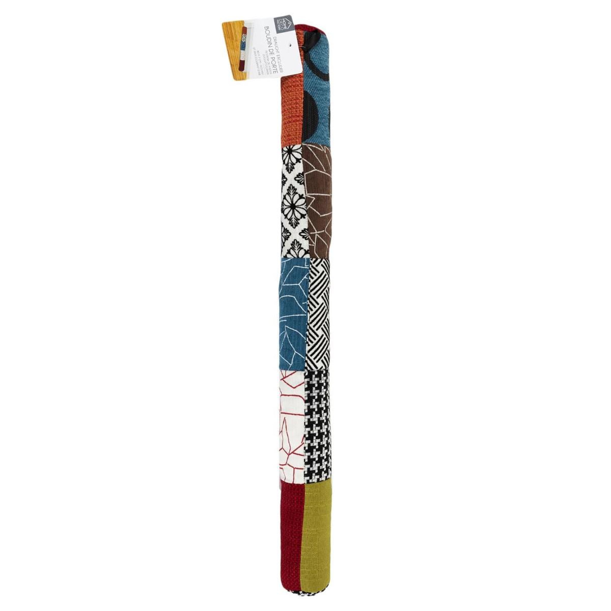Voir la diapositive 2 : The Home Deco Factory Boudin de porte  patchwork  80cm multicolore