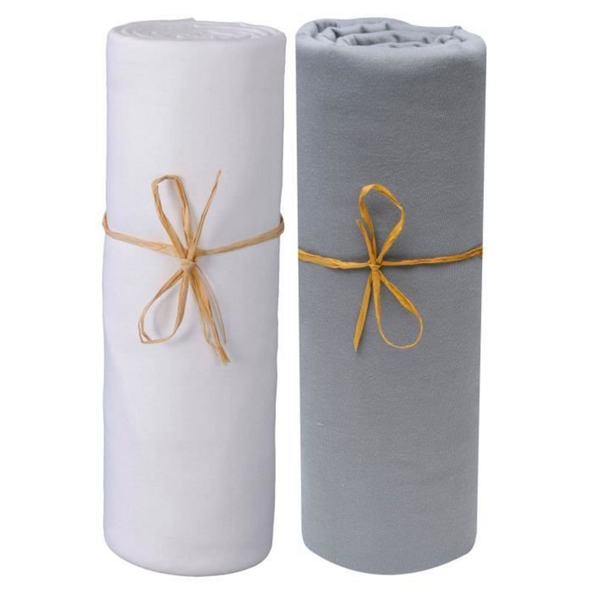 PTIT BASILE Lot x2 draps housse jersey extensible coton Bio 