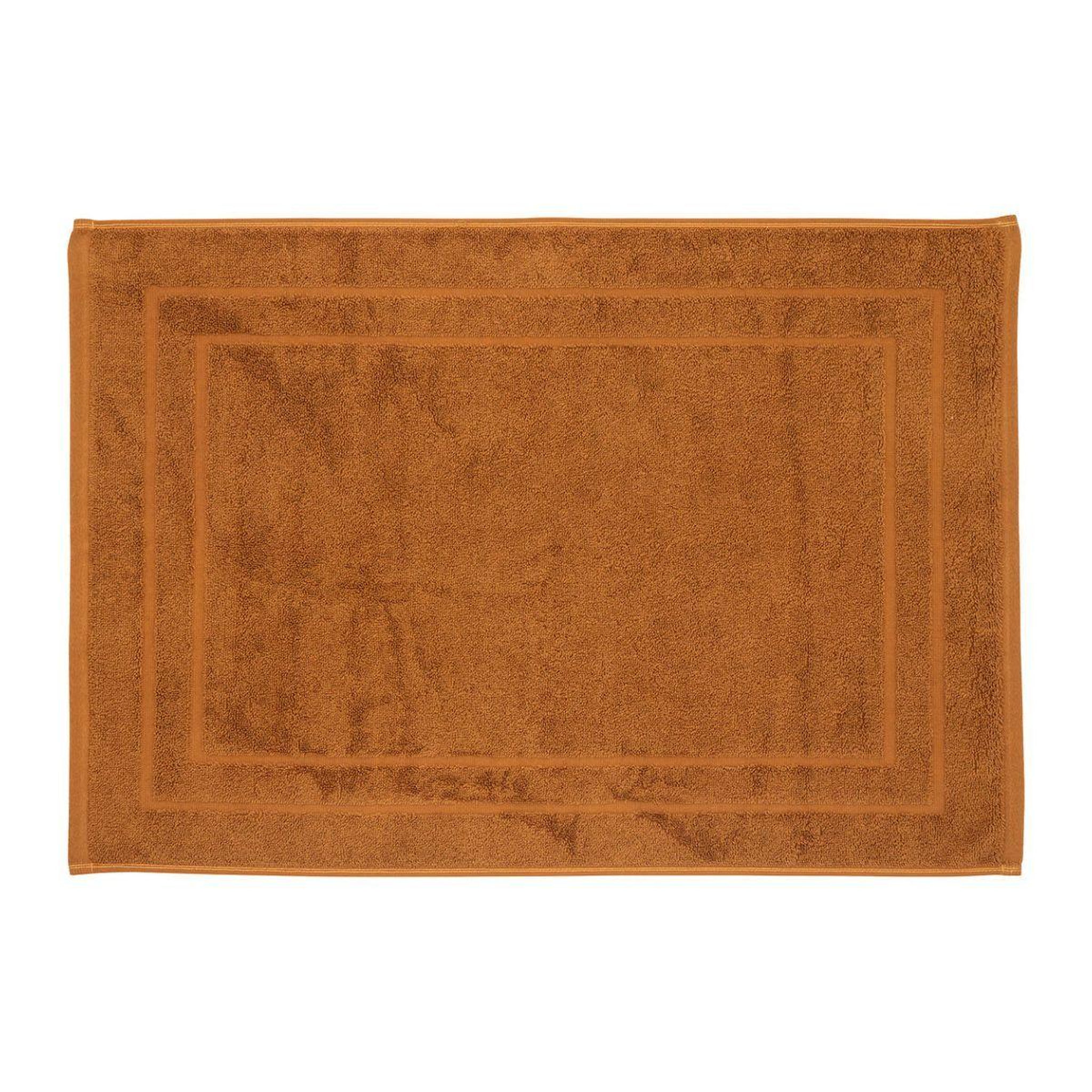 ATMOSPHERA Tapis de bain  confort  50x70cm cannelle