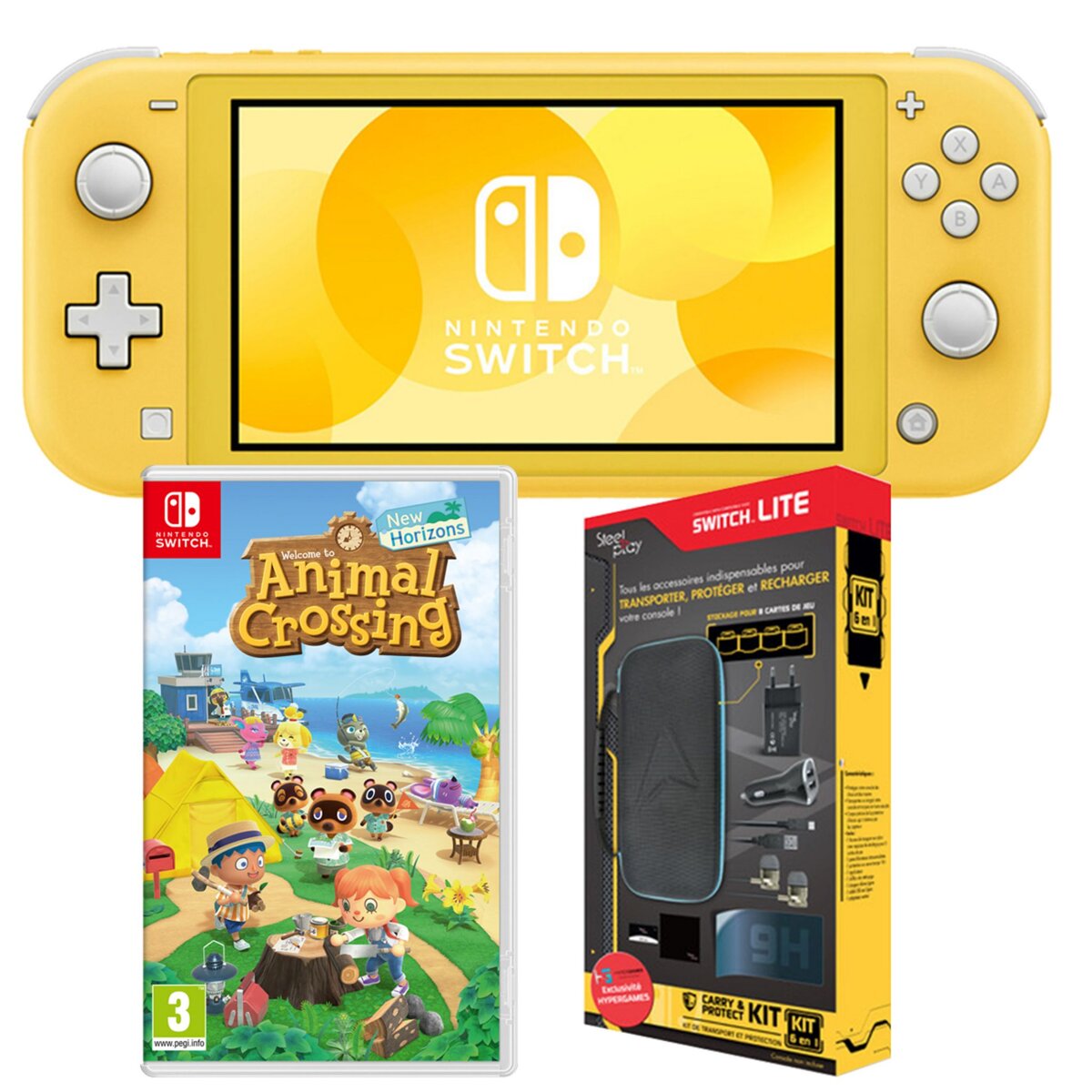 La console Nintendo Switch Lite + le jeu Animal Crossing New