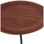 Voir la diapositive 3 : Paris Prix Table d'Appoint Design  Kwiko  46cm Noyer