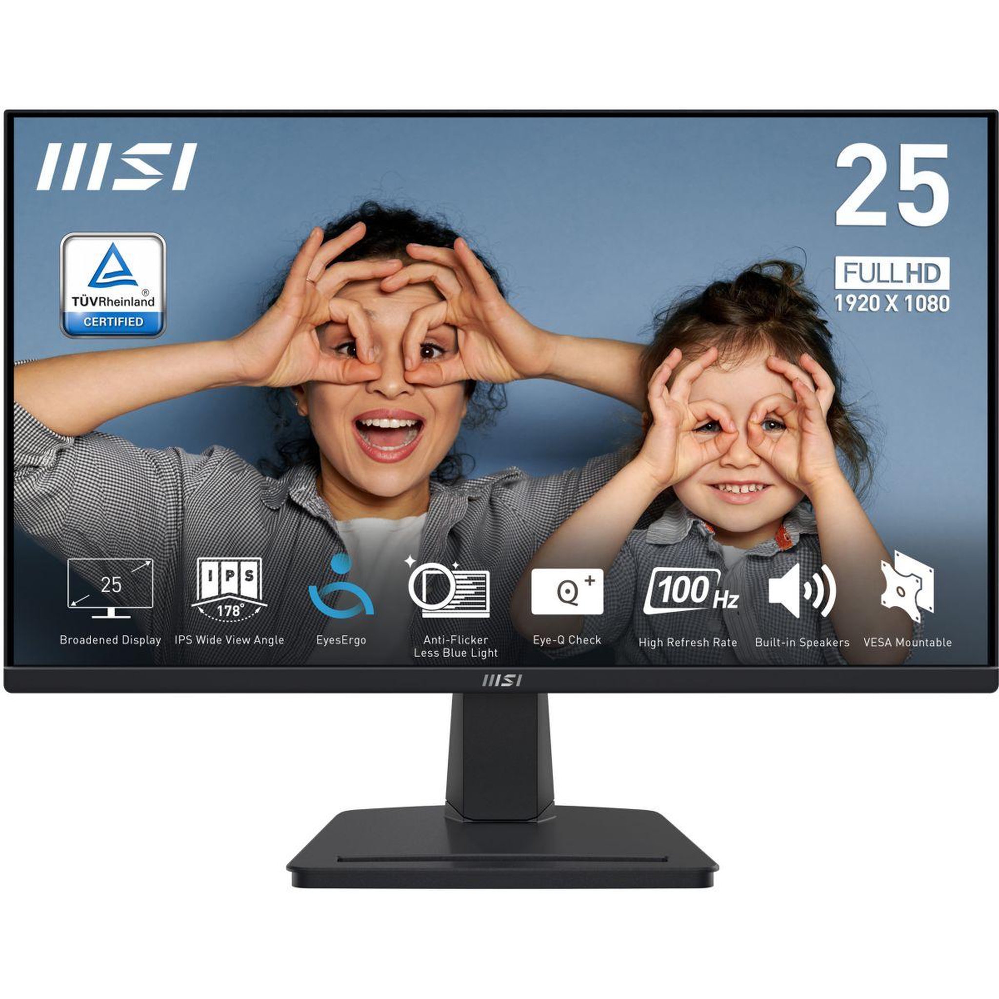 Voir la diapositive 3 : MSI Ecran PC PRO MP251 24'' IPS