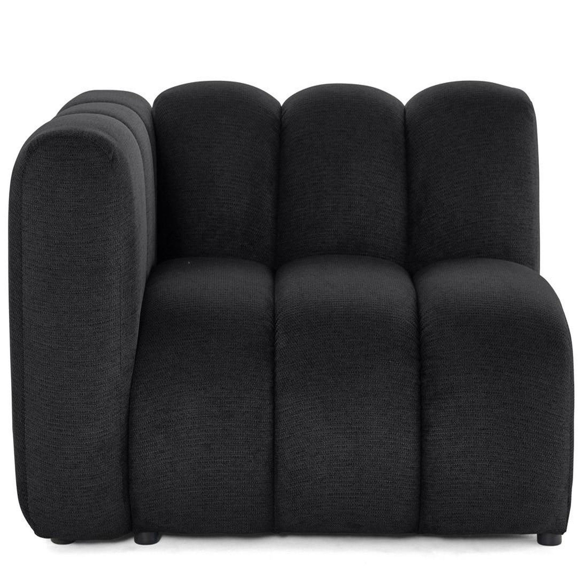 Voir la diapositive 4 : LISA DESIGN Debbie - module d'assise gauche en tissu texturé
