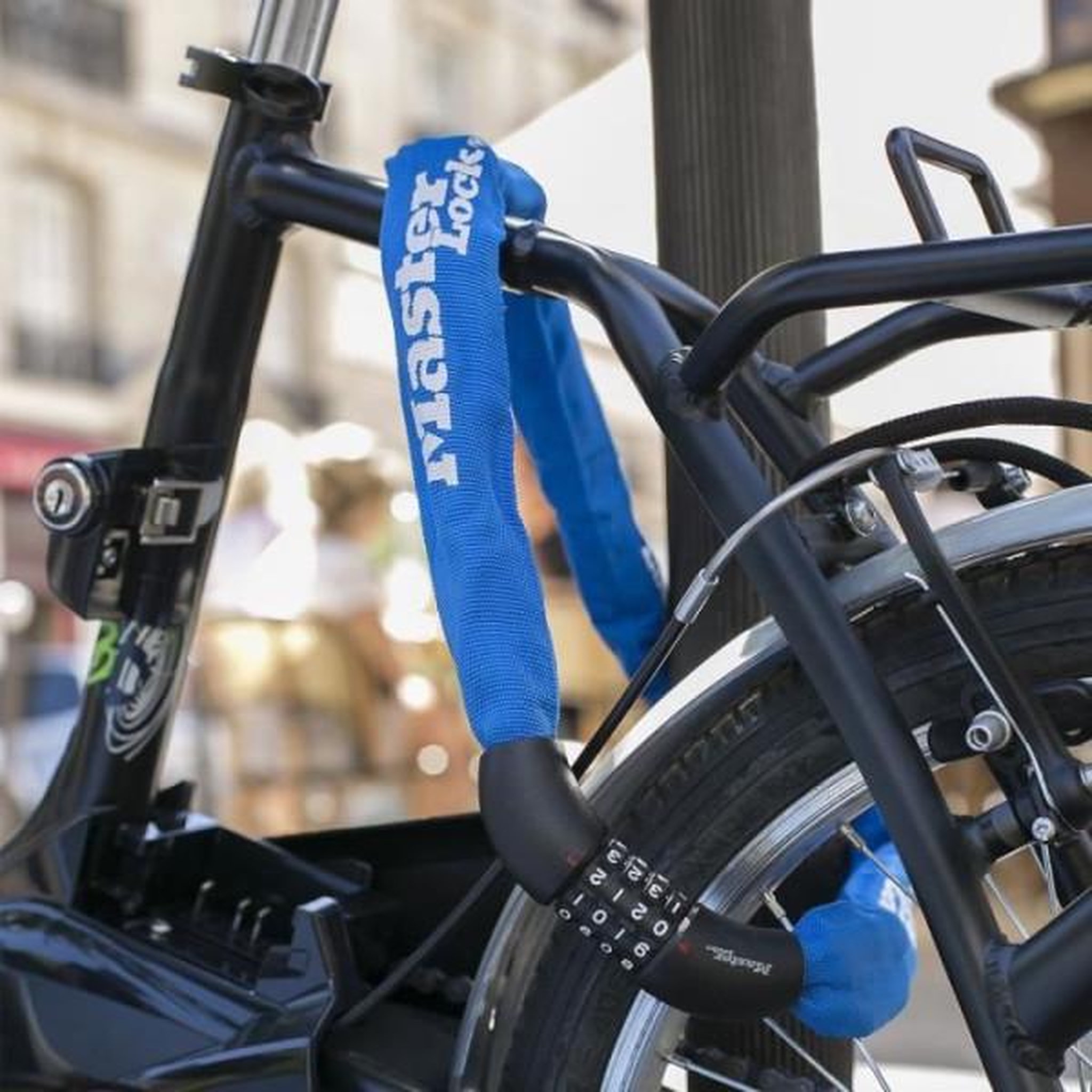 Voir la diapositive 4 : Master lock Antivol chaîne pour vélo - MASTER LOCK - Chaîne Antivol Vélo - 90 cm x 8 mm - Haute Sécurité