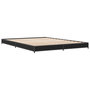 Voir la diapositive 3 : VIDAXL Cadre de lit sans matelas noir 135x190 cm