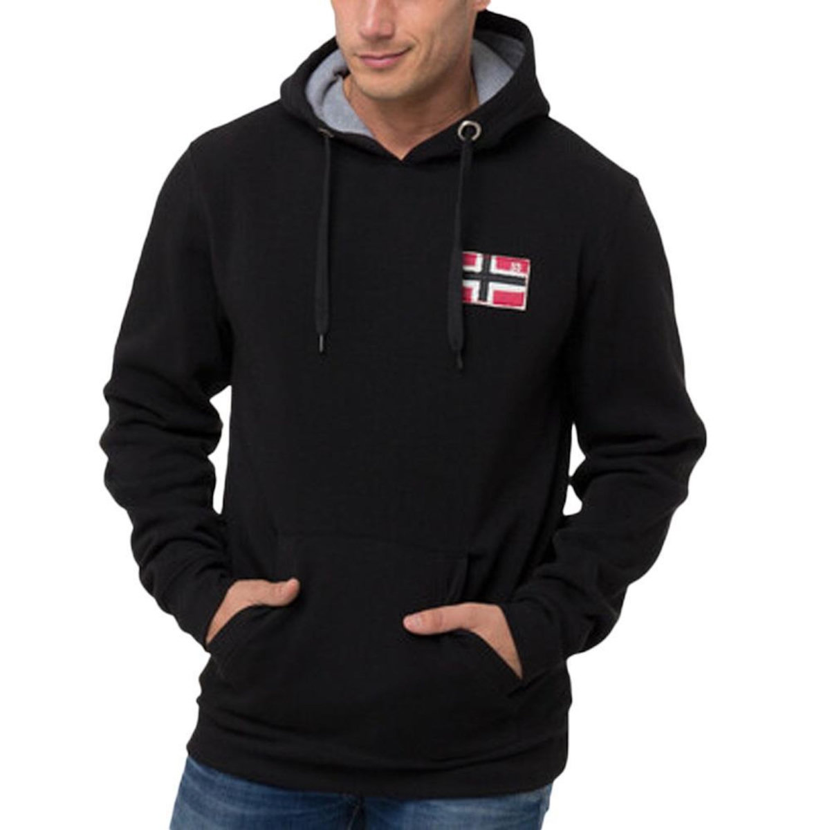 GEOGRAPHICAL NORWAY Sweat à Capuche  Homme Geographical Norway Fondant