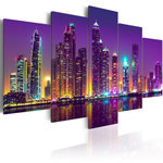 Paris Prix Tableau Imprimé  Purple Nights. Coloris disponibles : Multicolore