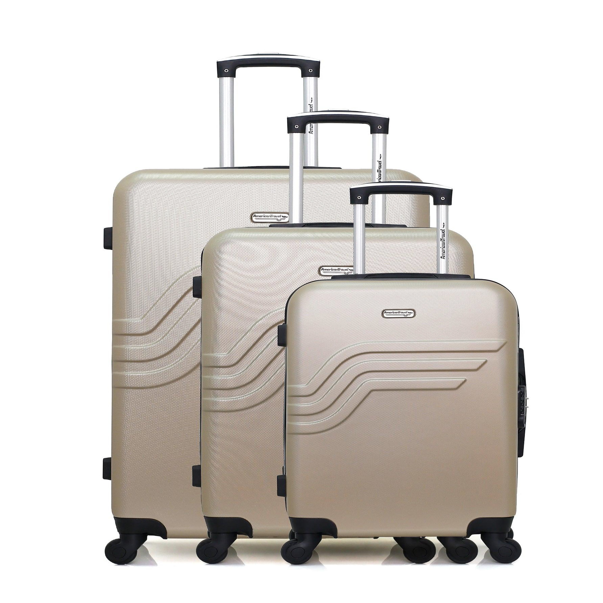 AMERICAN TRAVEL American travel - set de 3 abs queens 75 cm