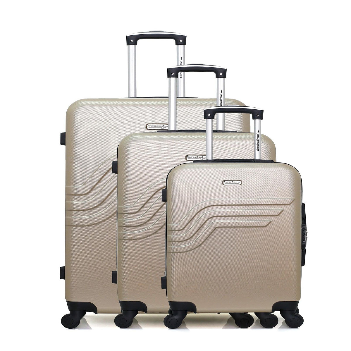AMERICAN TRAVEL AMERICAN TRAVEL - Set de 3 ABS QUEENS 75 cm