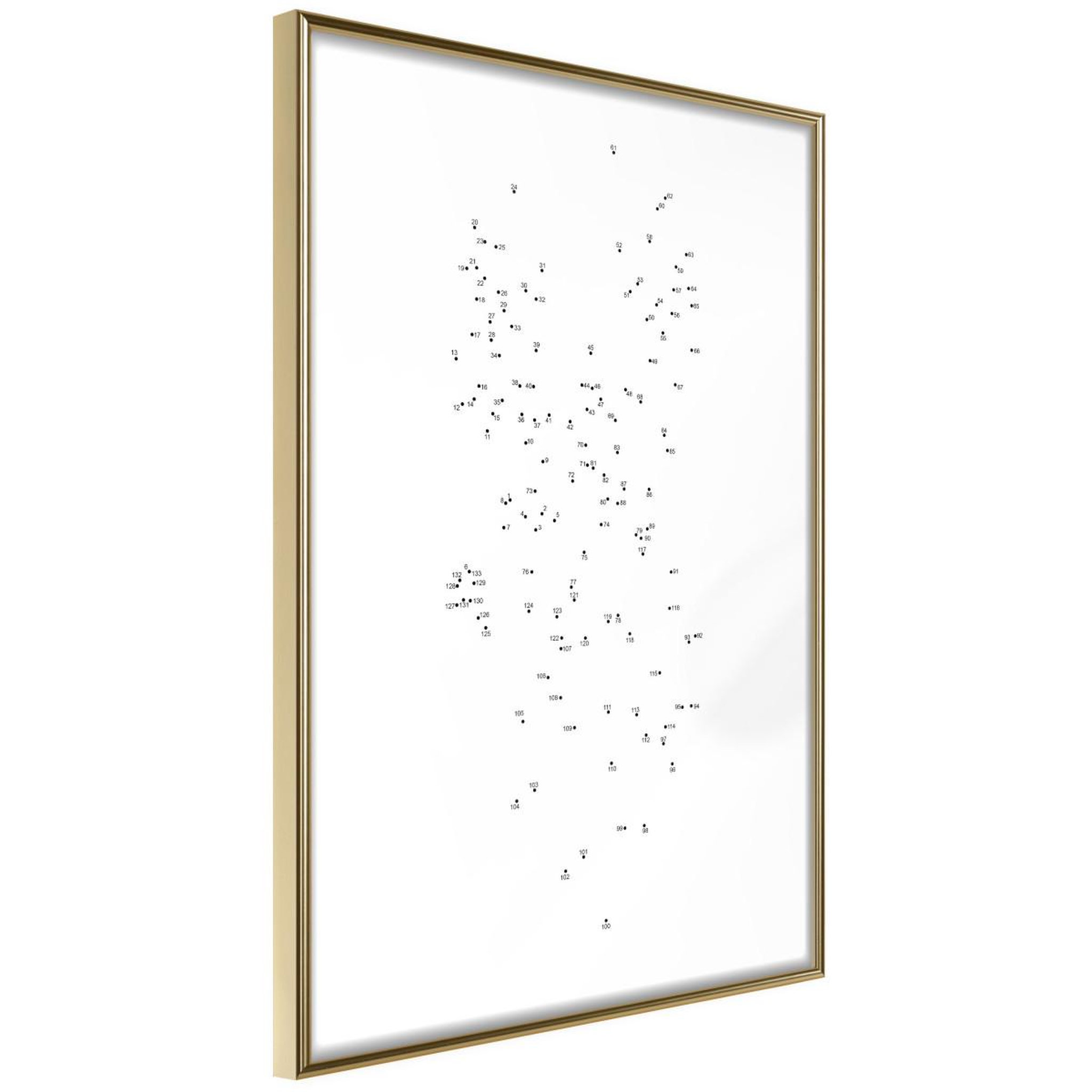 Voir la diapositive 1 : Paris Prix Affiche Murale Encadrée  Connect the Dots