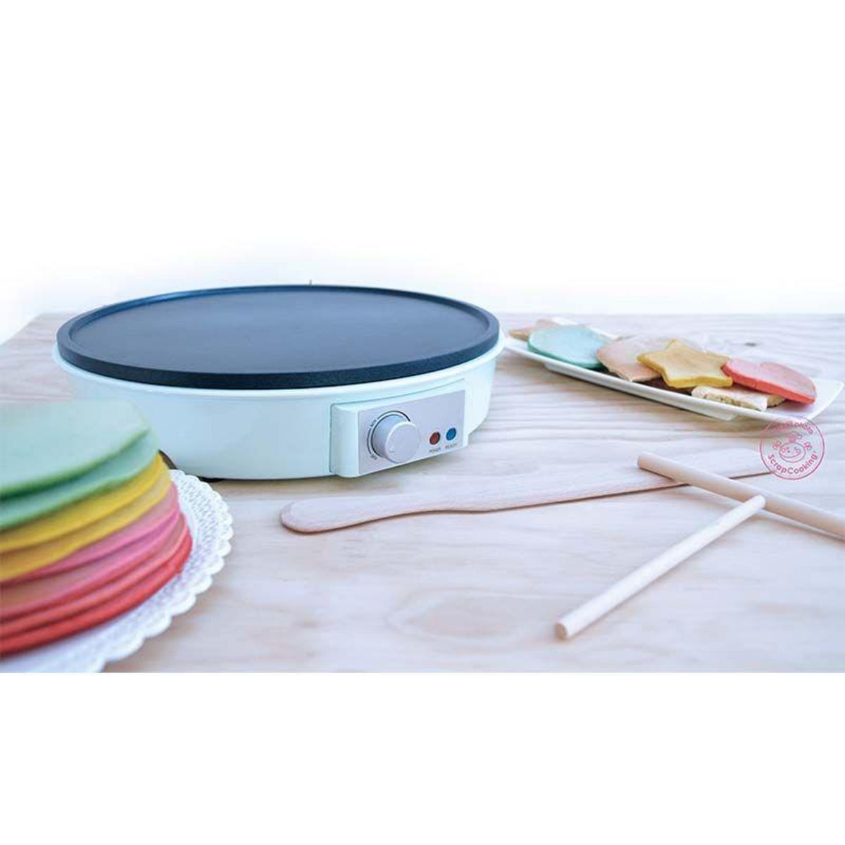 SCRAPCOOKING Appareil à crêpes - crêpes factory