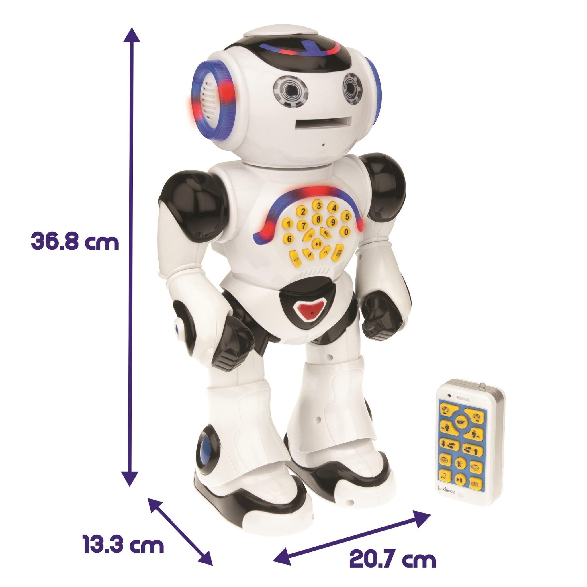 Voir la diapositive 4 : Lexibook POWERMAN Robot Interactif (Allemand)