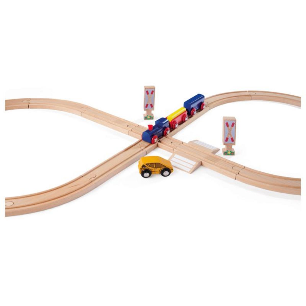 Eichhorn Eichhorn Train Track 8 Figure Playset, 27dlg. 100006202