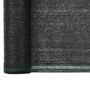 Voir la diapositive 3 : VIDAXL Cloture de tennis PEHD 1,4 x 25 m Noir