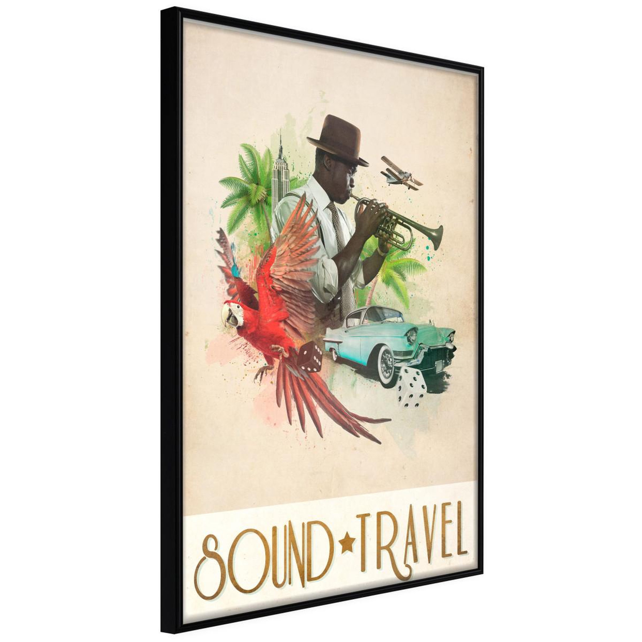 Paris Prix Affiche murale encadrée  exotic travel