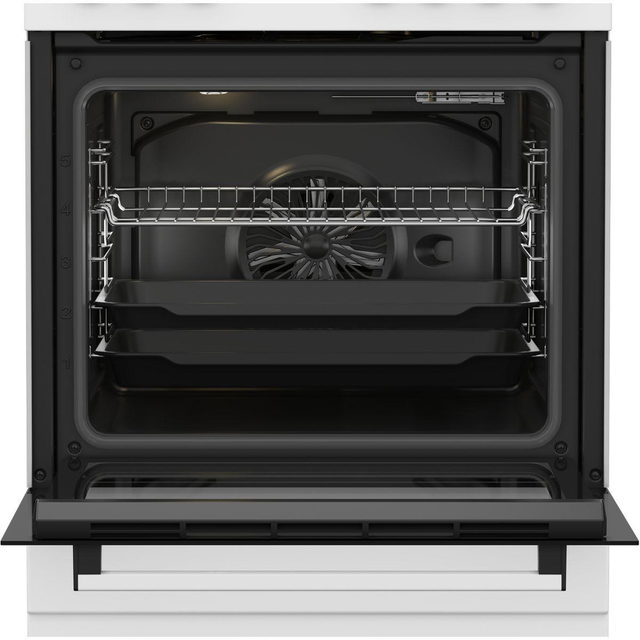 Voir la diapositive 4 : Beko Cuisinière vitrocéramique fbe67100gws