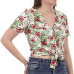 Vero Moda Blouse he/Rouge à fleurs Femme Vero Moda Easy. Coloris disponibles : Blanc