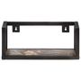 Voir la diapositive 3 : VIDAXL Etageres murales 2 pcs 40 cm Bois de recuperation massif