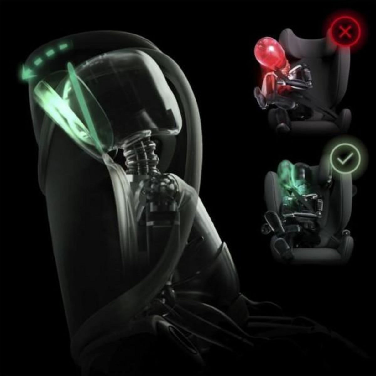 CYBEX Siege Auto  Cybex Gold SOLUTION G2 I-FIX 3 a 12 ans - Groupe 2/3 - 100 a 150 cm Fog Grey | light grey