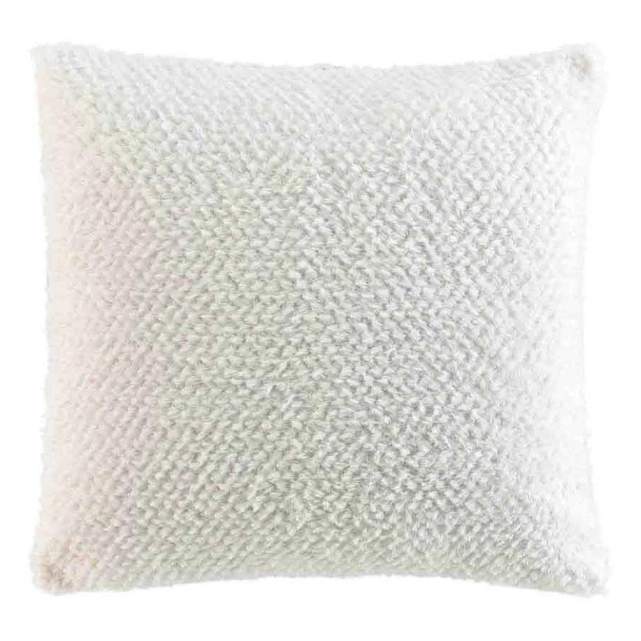 Voir la diapositive 1 : Douceur d'Intérieur Housse de Coussin  Iceberg  40x40cm Naturel